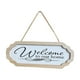 thumbnail image 2 of Bienvenido a Nuestro Letrero de Inicio, Letrero de Bienvenida Rústico para Colgar en La Pared, Colgador de Pared Europeo, Letrero Decorativo Blanco Pa Estilo B Soledad Letrero decorativo, 2 of 10