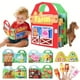 thumbnail image 1 of Tablero de Aprendizaje Temprano de Animales de Granja | Libro Interactivo de Cuentos de Árboles Frutales para Niños Pequeños En Edad Preescolar | Desarrollo de Habilidades Motoras | Juguete Educativo, 1 of 4