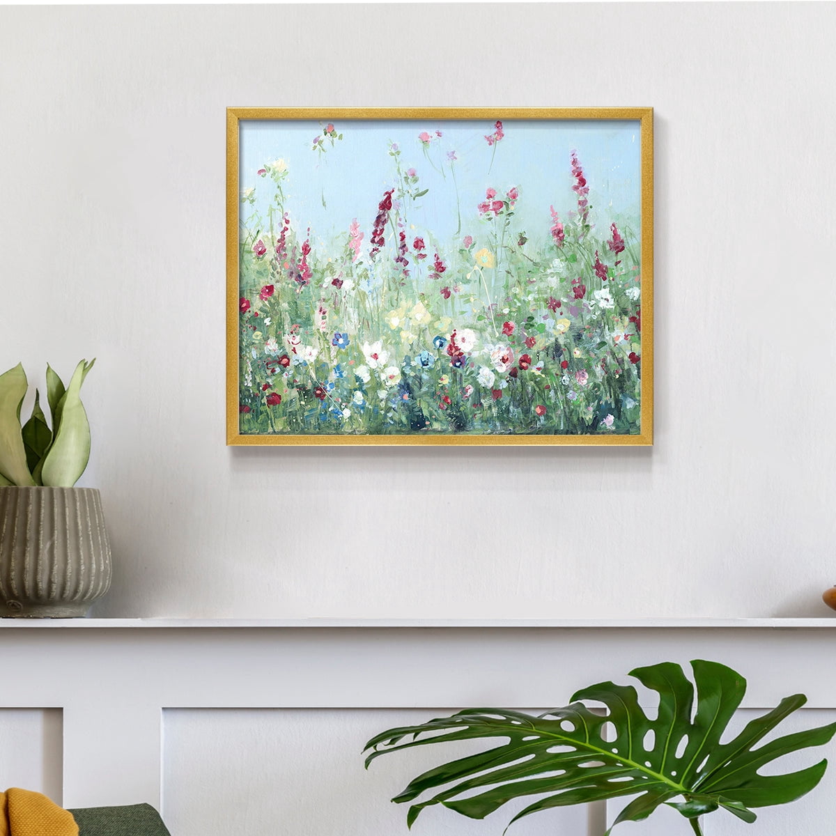 Sweet Summer Meadow by Sally Swatland - Restickable Framed Giclée Print