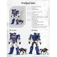 thumbnail image 3 of Transformers Soundwave & Ravage Figure Model Kit Cybertron Easy to Assemble 3D Articulated Action Pre Painted Collectible Series Toys Hobby, 3 of 7