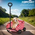 thumbnail image 2 of Carrito Bebé Peluche para Y Gatos Cochecito Plegable Pequeñas 4 Ruedas, 2 of 9