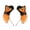 Orange, variant on Wolf Ear Hairband Soft Plush Hair Styling Accessory For Party Ear Hairband Comfortable Headpiece Bendable Ear Hairhoop for Party