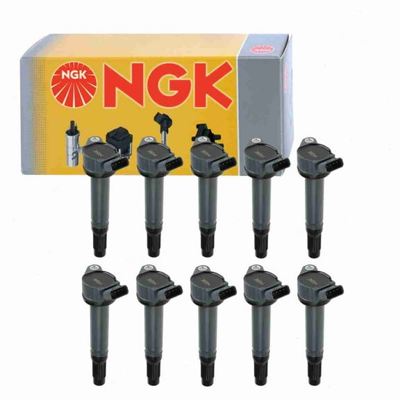 10 pc NGK 48726 Ignition Coils for 1415217 178-8491 2505-307329 36-8111 90919-02251 90919-02255 90919-A2002 90919-A2002A 90919-A2004 90919-A2007 E987 IC567 UF-487 UF487 UF487T Spark Plug Wire Boot
