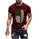 thumbnail image 1 of Camisas de Manga Larga para Hombres Blusa de Cuello Redondo de Impresión Cómoda, Camisa Casual de Poliéster para Uso Diario, de Fiesta Y de Primavera de Verano, 1 of 4