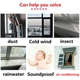 thumbnail image 3 of Tira de sellado autoadhesiva para puertas y ventanas, tira de goma anticolisión, espuma de aislamiento acústico, 5 metros de diámetro, 3 of 5