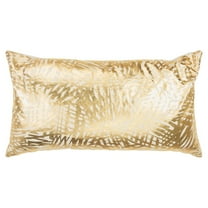 Rizzy Home 14" x 26" Poly Filled Pillow with Cotton Cover in Gold