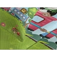 thumbnail image 4 of Ambesonne Zoo Quilted Bedspread Set 3 Pcs, Animal Train Rainbow Funny, Queen Size, Multicolor, 4 of 5