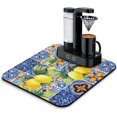 thumbnail image 1 of Coffee Bar Mat Accessories for Countertop Absorbent Hide Stain Rubber Backed Dish Drying Mats for Kitchen Counter Draining Pad Decor Gift Fit Under Coffee Maker Coffee Pot Espresso Machine (18x16in), 1 of 5