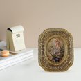 thumbnail image 1 of Becaristey Stylish Baroque Bedroom Photo Frame Luxurious and Eye-catching Rounded Rectangle 1Set, 1 of 6