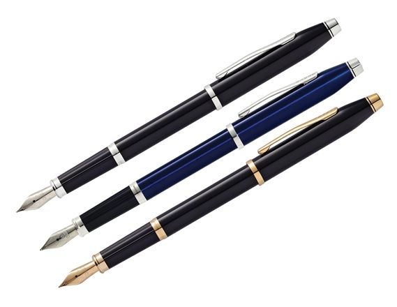 Cross Century II Translucent Blue Medium Point Fountain Pen