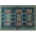 thumbnail image 1 of Ahgly Company Indoor Rectangle Persian Light Blue Traditional Area Rugs, 4' x 6', 1 of 4