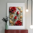 thumbnail image 2 of Diamond Art Kit for Adults, Rose Red Print No.222 Diamond Painting for Adults Beginners, 5D DIY Diamond Art Painting Kits, Colorful Diamond Painting Craft for Home Decor 12x16, 2 of 7