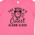thumbnail image 4 of Inktastic The Worlds Cutest Alarm Clock Boys or Girls Baby T-Shirt, 4 of 5