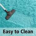 thumbnail image 4 of Lochas Luxury Fluffy Rug Ultra Soft Shag Carpet for Bedroom Living Room Big Area Rugs Home Decorative,5'X8',Turquoise Blue, 4 of 7