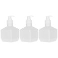 thumbnail image 7 of WESIEVYA 3Pcs Hand Soap Container Square White Nordic Style Bathroom Storage PE PP, 7 of 7
