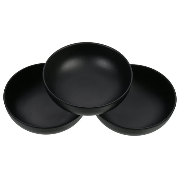 LOVEVER 3 Pcs Bol Noir Givré Petit Bol Amuse-Gueules Bols à Trempette de Cuisine Bol à Chili Bols d'Apéritif de Cantine
