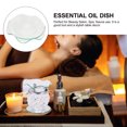 thumbnail image 3 of 2pcs Oil Warmer Dish Replacement Wax Melt Warmer Dish Glass Dish Candle Warmer Plate for Scented Wax Aroma, 3 of 5