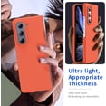 thumbnail image 5 of for Samsung Galaxy Z Fold 4 Case,Slim & Military-Grade Protection Phone Case,Hard PC Shockproof Protective Phone Orange 20-zfold4-06, 5 of 14