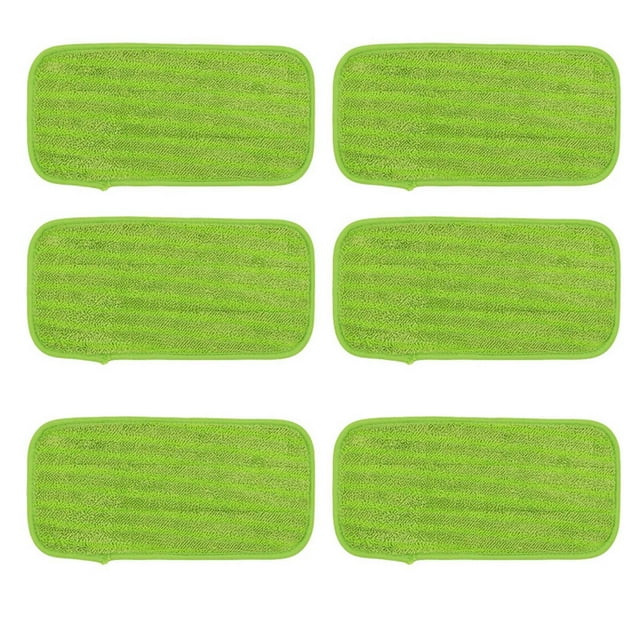 Flat Mop Cloth Replacement Head for Flat Mop System – Durable Sticky Mop Cover and Mat for Cleaning Efficiency 6PCS