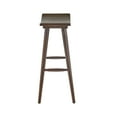 thumbnail image 5 of Weston Home Danville Solid Wood 24" Counter Stool, Set of 2, Dark Walnut Finish, 5 of 6