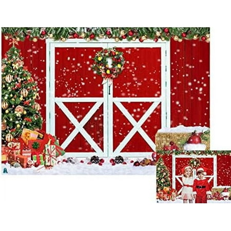 Image of 8x6ft Christmas Photography Backdrop Christmas Photo Backdrop Christmas Snow Winter Photo Backdrops Christmas Holiday Party Decor Photo Props Both Background 166