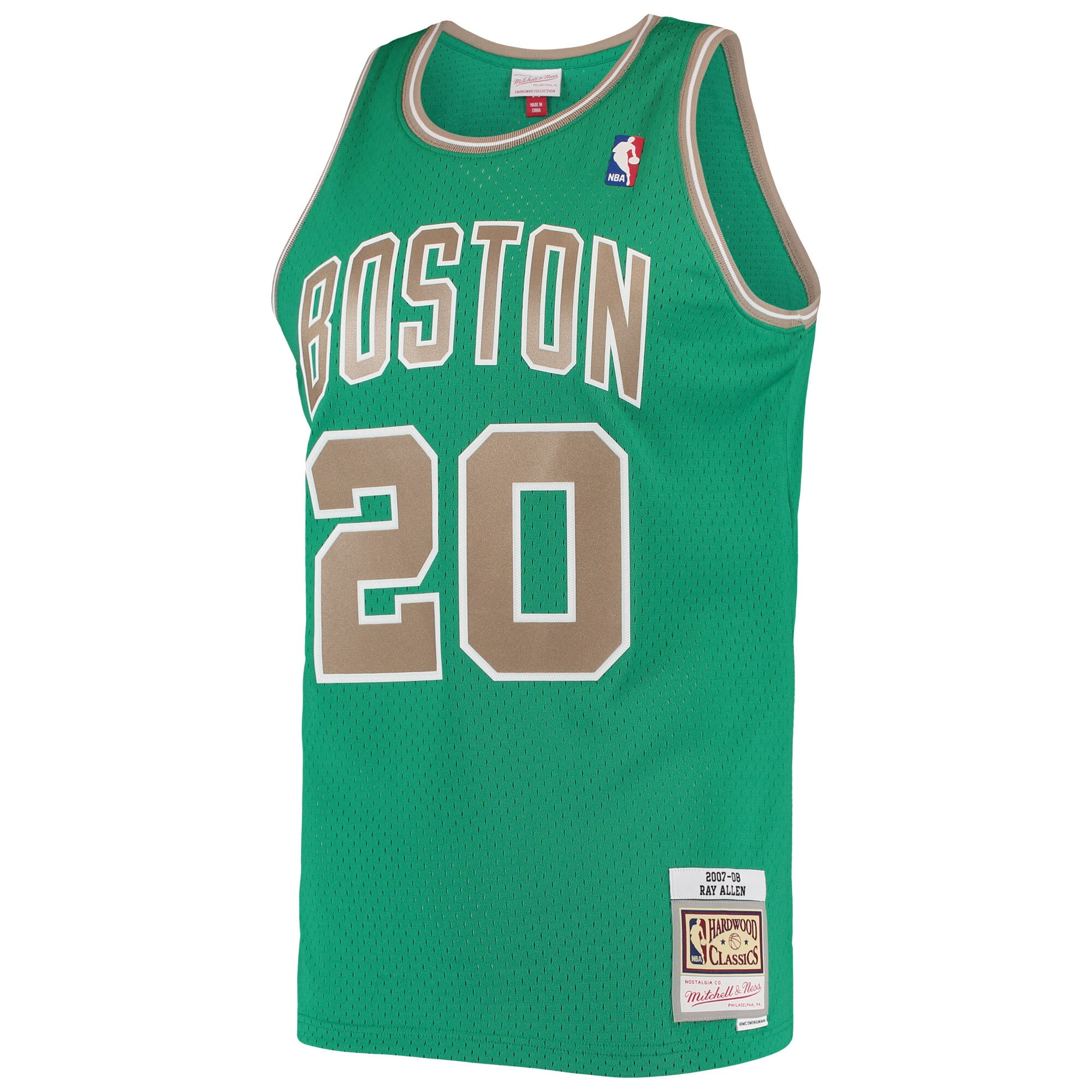Ray Allen Boston Celtics Mitchell & Ness Hardwood Classics Swingman Jersey - Kelly Green
