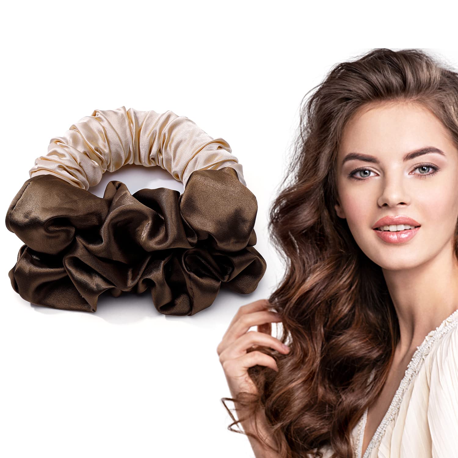Updated Heatless Hair Curlers.Hair Scrunchies Style Design Heatless