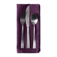 DII Variegated Eggplant Napkin (Set of 6), 20x20", 100 Cotton