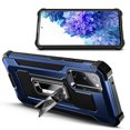 thumbnail image 2 of Nagebee Case for Samsung Galaxy S20 FE 5G with Tempered Glass Screen Protector (Full Coverage), Full-Body Armor Hybrid [Military Grade] Shockproof Built-in Kickstand Heavy Duty Durable Case (Blue), 2 of 6