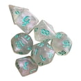 thumbnail image 2 of segolike Acrylic Polyhedral Dices Toys Math Teaching for Parties Table Games Sky Blue, 2 of 9