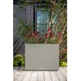 thumbnail image 4 of Veradek Block Series Jardinière en Plastique Moyenne à Portée - Gris, 4 of 11