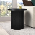thumbnail image 6 of Evelyn&Zoe Modern/Contemporary 22" Wide Black Grain Side Table, 6 of 6