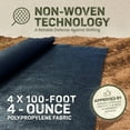 thumbnail image 3 of DeWitt Non-Woven Filter Fabric 4 oz, Nonwoven Drainage & Soil Stabilization, 4 x 100 Feet, 3 of 12