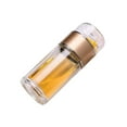 thumbnail image 1 of Guardoinrt Travel-Friendly Tea Infuser Bottle Tea Brewing Easy For Travel Mug Glass Teacup Tea Cup Set Champagne Gold, 1 of 6