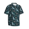 thumbnail image 2 of Balery Cute Turtle Print Men's Hawaiian Shirts Short Sleeve Beach Shirt Relaxed Fit Vacation Button Down Shirts-XX-Large, 2 of 9