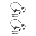 thumbnail image 4 of Auricular Bluetooth Cateissary Recargable Banda para el cuello Negro 2piezas, 4 of 6