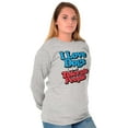 thumbnail image 4 of Love Dogs Tolerate People Antisocial Plus Size Long Sleeve Graphic Tee Shirt Brisco Brands 2X, 4 of 5