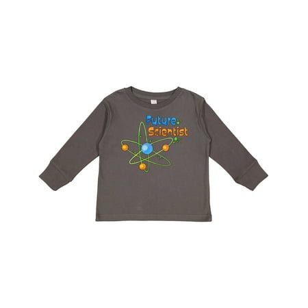 

Inktastic Future Scientist with Atom Gift Toddler Boy or Toddler Girl Long Sleeve T-Shirt