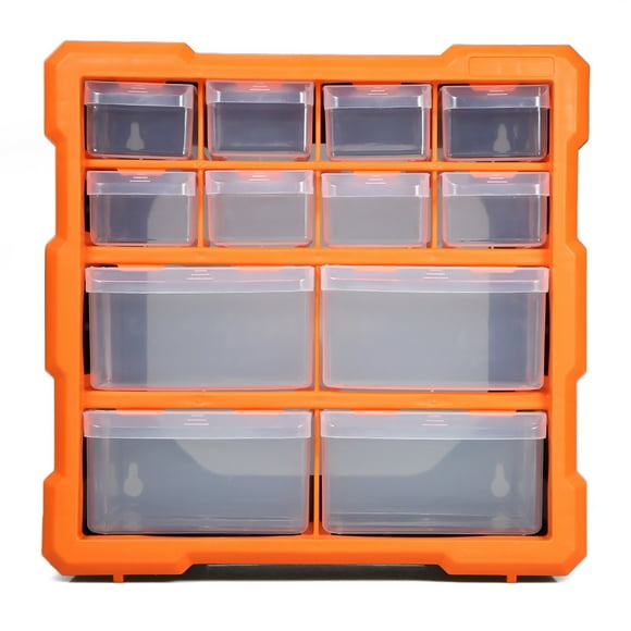 Labymos Drawer Plastic Parts Storage Box Multiple Compartments Slot Hardware Box Organizer Craft Cabinet Tools