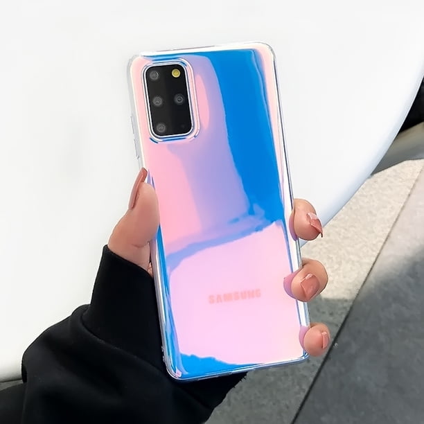 Funda de teléfono con láser degradado de lujo para Samsung S23 S22 Ultra S21 Plus S20 FE A13 A53 A52 A72 A51 A71 A32 5G Note 20, funda de TPU suave Tan Jianjun unisex
