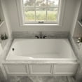 thumbnail image 3 of Streamline N-4210-727-ORB 72 in. x 36 in. Acrylic Soaking Drop-In Bathtub in Glossy White, With External Drain in Matte Oil Rubbed Bronze, 3 of 12