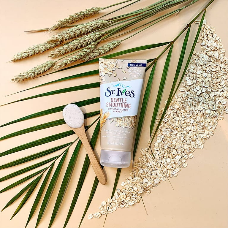 St. Ives Gentle Smoothing Oatmeal Face Scrub & Mask, 6 oz St. Ives Gentle Smoothing Oatmeal Face Scrub & Mask, 6 oz