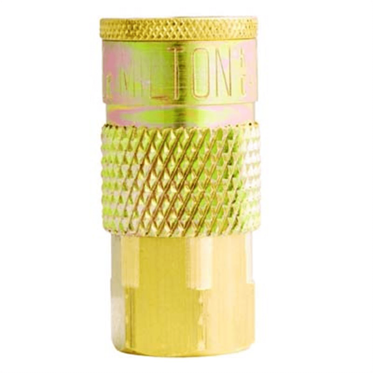 Milton Female T-Style, Air Compressor Quick Connect Fitting Coupler, Blue