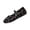 Black, variant on Women's Cutout Floral Mary Jane Flats Comfortable Breathable Casual Slip-On Shoes for Daily Commute Walking Outings Dates