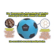 KickerBall by Swerve Sports – Curve & Swerve Soccer Ball for Kids & Adults – Fun Trick Shot Training Ball – Electric Blue