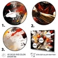 thumbnail image 3 of Designart "Yellow Football modern Blitz II" Sports Floater Framed Wall Art Print, 3 of 7