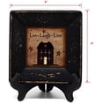 thumbnail image 6 of Primitives Country House Decorative Plate with Rack Square Display Wooden Plate Home and Office Décor Art, 6 X 6 Inch, 6 of 7
