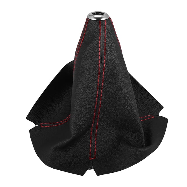 Unique Bargains Car Shift Boot Cover Universal Gear Shift Knob Dust Cover Simili Cuir