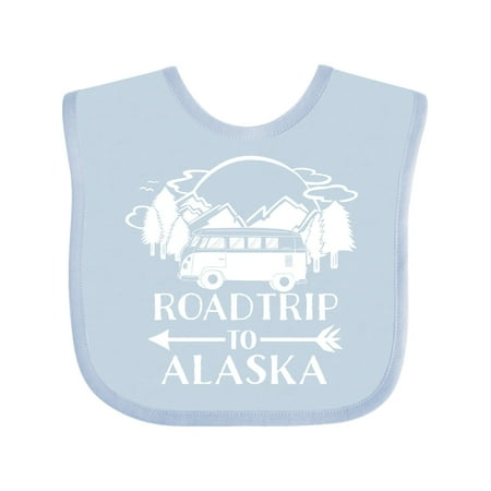 

Inktastic Road Trip to Alaska Gift Baby Boy or Baby Girl Bib