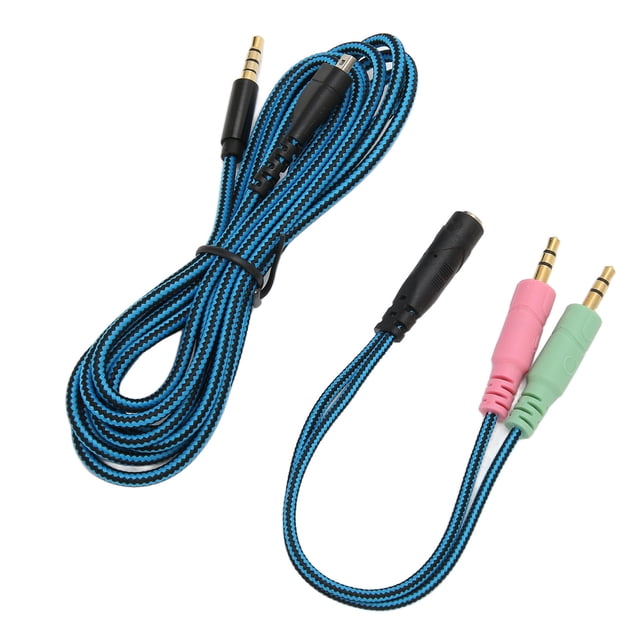 Cable de auriculares para juegos, cable de auriculares OFC sin pérdidas Cable de sonido de auriculares Cable de auriculares de repuesto Experiencia incomparable